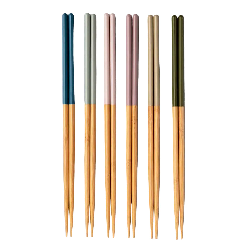 PALE BLUE WAKASA LACQUERED CHOPSTICKS