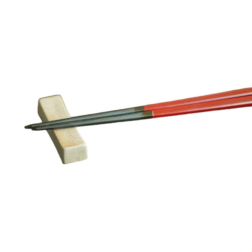 Black charcoal pentagonal chopsticks with chopstick rest